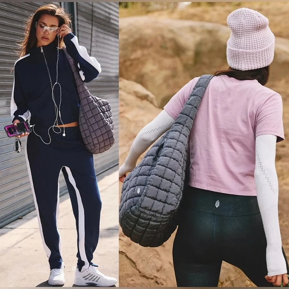 FP Movement Quilted Carryall Bag in Graphite Grey🔥like new!🔥 - Picture 11 of 15